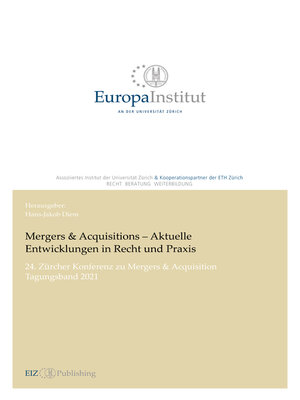 cover image of Mergers and Acquisitions: Aktuelle Entwicklungen in Recht und Praxis